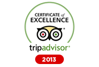 tripadvisor certificate of excellence 2013