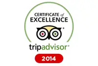 tripadvisor certificate of excellence 2014